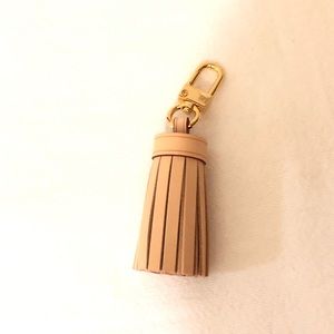Vachetta Leather Tassel Charm